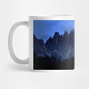 Blue hour on the Odle Mug